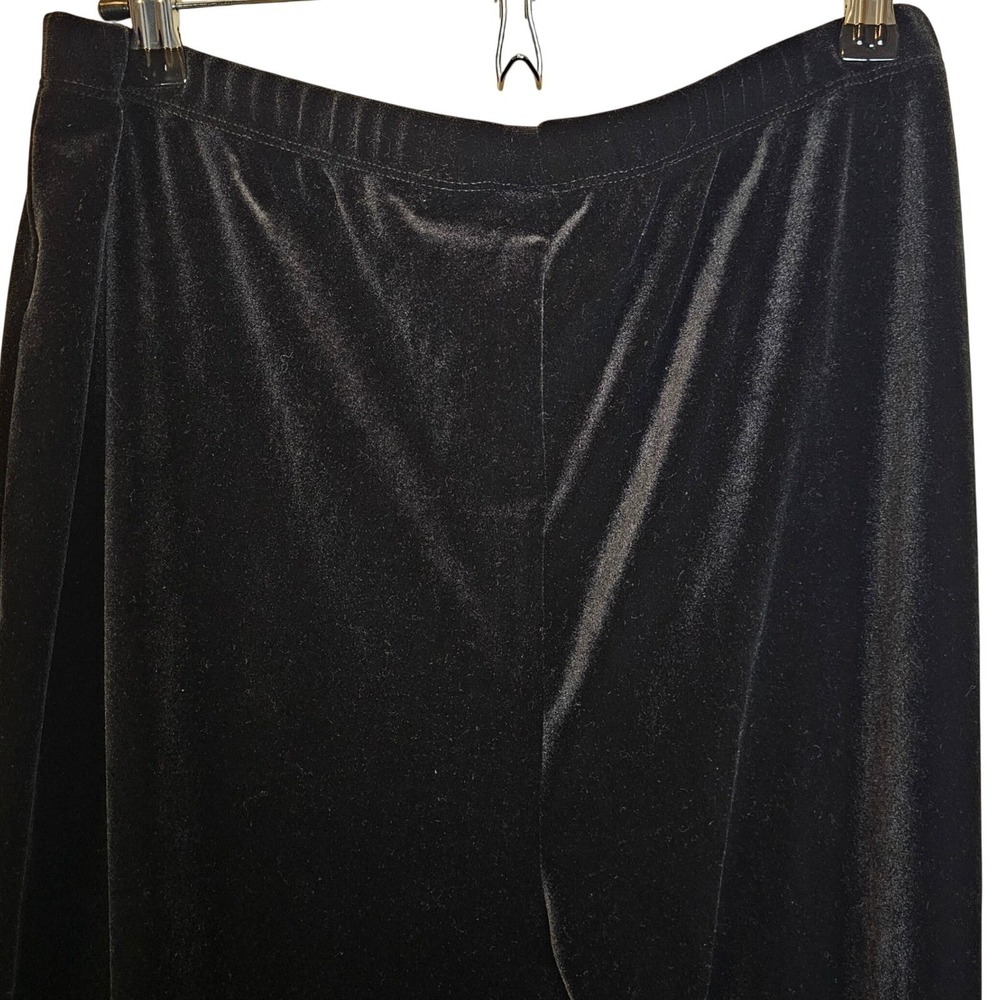 Chico's Velvet Black Sequins Party Top Bundle Pants Skirt Outfit Size 2 Large‎ - Picture 8 of 13
